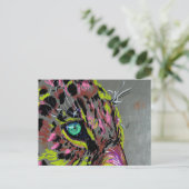 Jaguar 1 postkarte (Stehend Vorderseite)