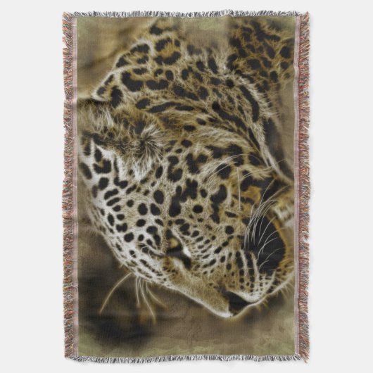 Jaguar 1 Throw Blanket Decke (Vorderseite Vertikal)
