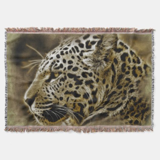 Jaguar 1 Throw Blanket Decke (Vorderseite)