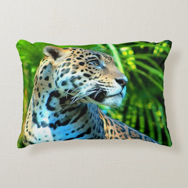 Jaguar Accent Pillow - Wildlife Series Dekokissen (Vorderseite)
