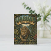 Jaguar Amazonas-Regenwald POPCUT Postkarte (Stehend Vorderseite)