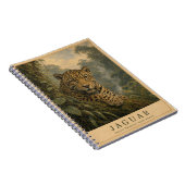 Jaguar Amazonas-Regenwald VINTAGE Notizblock (Rechte Seite)