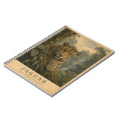 Jaguar Amazonas-Regenwald VINTAGE Notizblock (Linke Seite)
