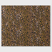 Jaguar Animal Print Geschenkpapier (Flach)