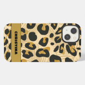 Jaguar Animal Print iPhone Hülle (Rückseite (Horizontal))