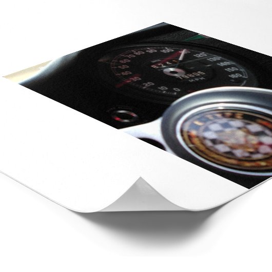 Jaguar auf Speed Poster (Ecke)