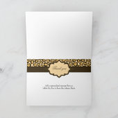 Jaguar-Band danken Ihnen Dankeskarte (Innenseite)