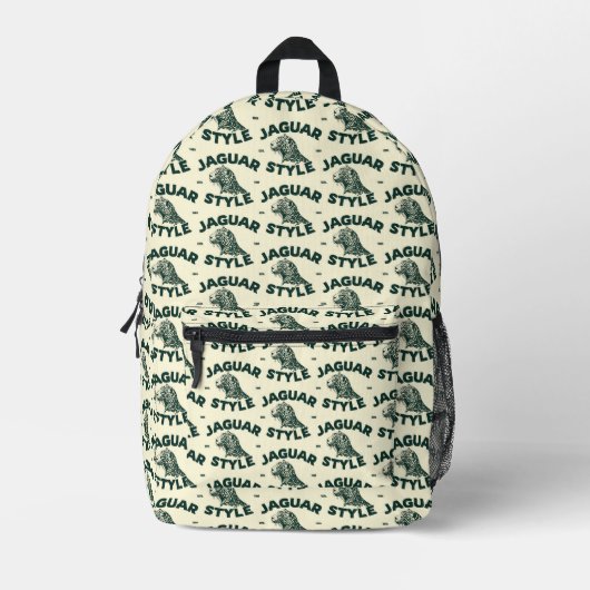 Jaguar-bedruckter Rucksack (Vorderseite)