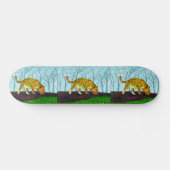 Jaguar Big Cat Art Skateboard (Horizontal)