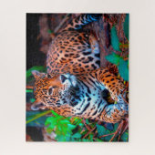 Jaguar Big Cats . Puzzle (Vertikal)