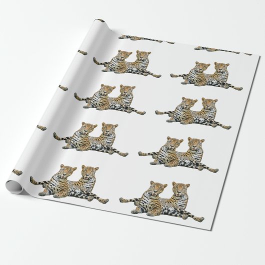 Jaguar-Bild für Wrapping Paper Geschenkpapier (Ungerollt)