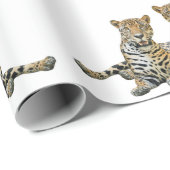 Jaguar-Bild für Wrapping Paper Geschenkpapier (Rolleneckpunkt)