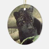 Jaguar Black Panther Art Keramik Ornament (Links)