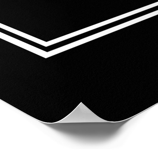 Jaguar, Black Panther Big Cat Art Print Poster (Ecke)