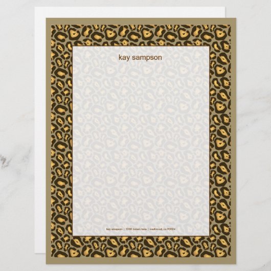 Jaguar Briefkopf (Vorne/Hinten)