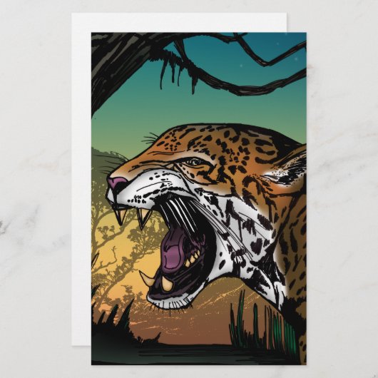 Jaguar Briefpapier (Vorne/Hinten)