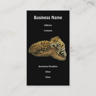 Jaguar Business Card Visitenkarte