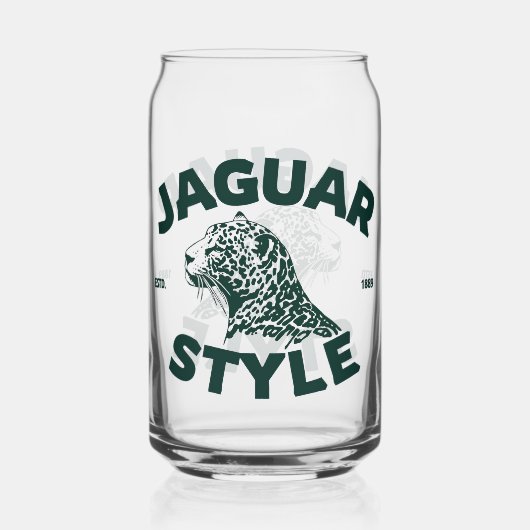 Jaguar Can Glass Dosenglas (Vorderseite)