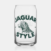 Jaguar Can Glass Dosenglas (Rückseite)