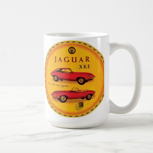 Jaguar cars Xke e-type Kaffeetasse (Rechts)