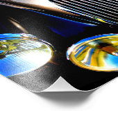 Jaguar Classic Motor Car Fotodruck (Ecke)