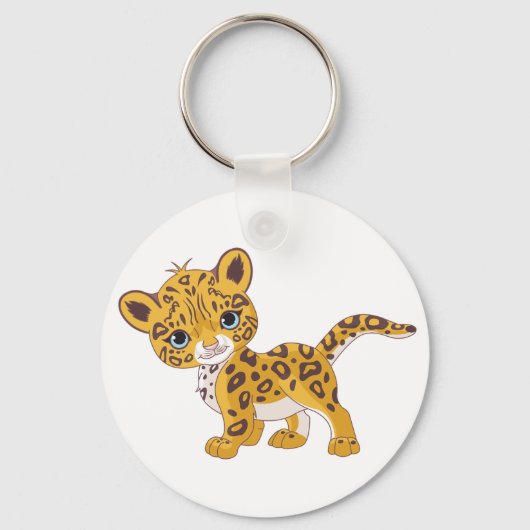 Jaguar Cub Keychain Schlüsselanhänger (Vorderseite)