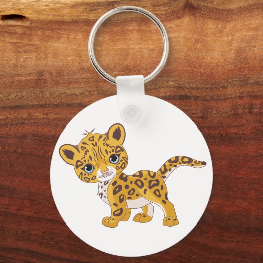Jaguar Cub Keychain Schlüsselanhänger (Vorderseite)