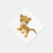 Jaguar Cub Paper Napkins Serviette (Ecke)