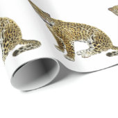 Jaguar, das mit Absicht schaut Geschenkpapier (Rolleneckpunkt)