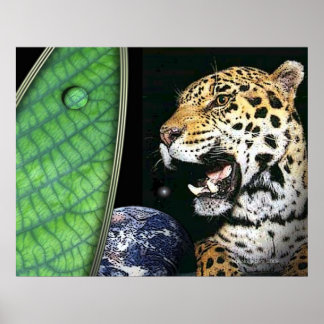 Jaguar der Erde Poster
