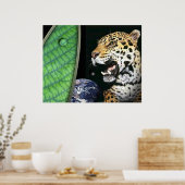 Jaguar der Erde Poster (Küche)