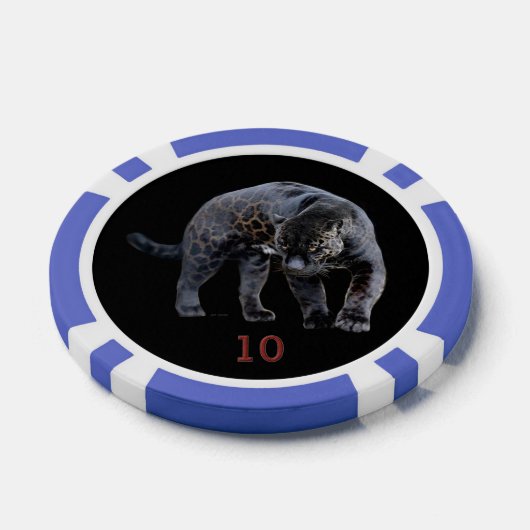 Jaguar Diablo 10-Streifen-Poker-Chip Pokerchips (Einzeln)
