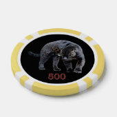 Jaguar Diablo 500 Poker-Chip mit schwarzgelbem Str Pokerchips (Einzeln)