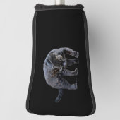 Jaguar Diablo Black Golf Club Putter Cover Golf Headcover (Rotieren 90)