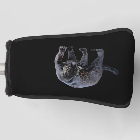 Jaguar Diablo Black Golf Club Putter Cover Golf Headcover (Vorderseite)