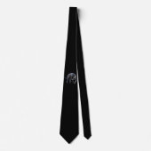 Jaguar Diablo black necktie Krawatte (Vorderseite)