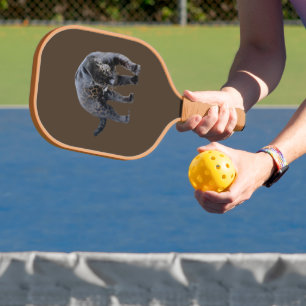 Jaguar Diablo braune Bräune in Fellpaddel cb Pickleball Schläger
