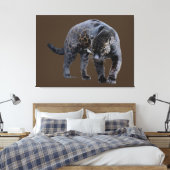 Jaguar Diablo, braune Leinwand (Insitu (Schlafzimmer))
