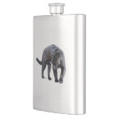 Jaguar Diablo-klassischer Edelstahlkolben Flachmann (Links)