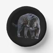 Jaguar Diablo-Schüsseln Pappteller (Vorderseite)