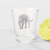 Jaguar Diablo-Schussglas Schnapsglas (Rückseite)