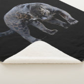 Jaguar Diablo schwarze Sherpa-Decke Sherpadecke (3/4)