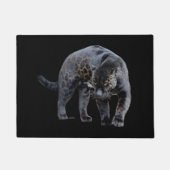 Jaguar Diablo Schwarzer Türmchen Fußmatte (Vorderseite)