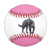 Jaguar Diablo, weißer und rosa Baseball (Vorderseite)