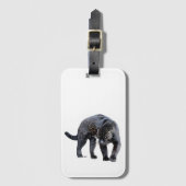 Jaguar Diablo, weißes Gepäck Gepäckanhänger (Vorderseite Vertikal)