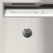 Jaguar-Dschungelporträt Magnet (In Situ (Geschirrspüler))