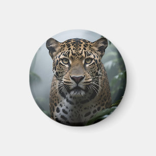 Jaguar-Dschungelporträt Magnet