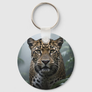 Jaguar-Dschungelporträt Schlüsselanhänger