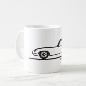 Jaguar-E-Typ-Coupe Kaffeetasse (Vorderseite Links)