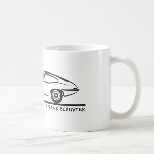 Jaguar-E-Typ-Coupe Kaffeetasse (Rechts)